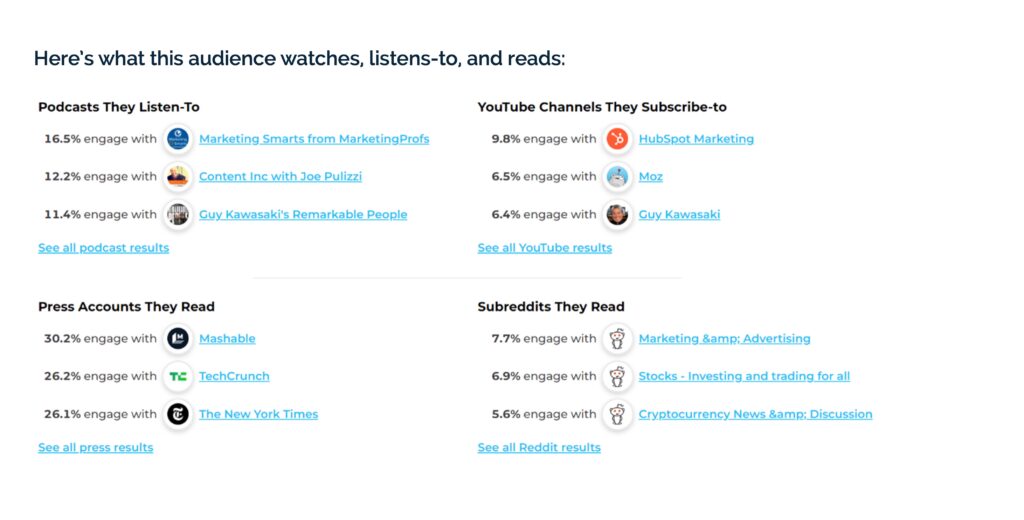 audience entertainment data